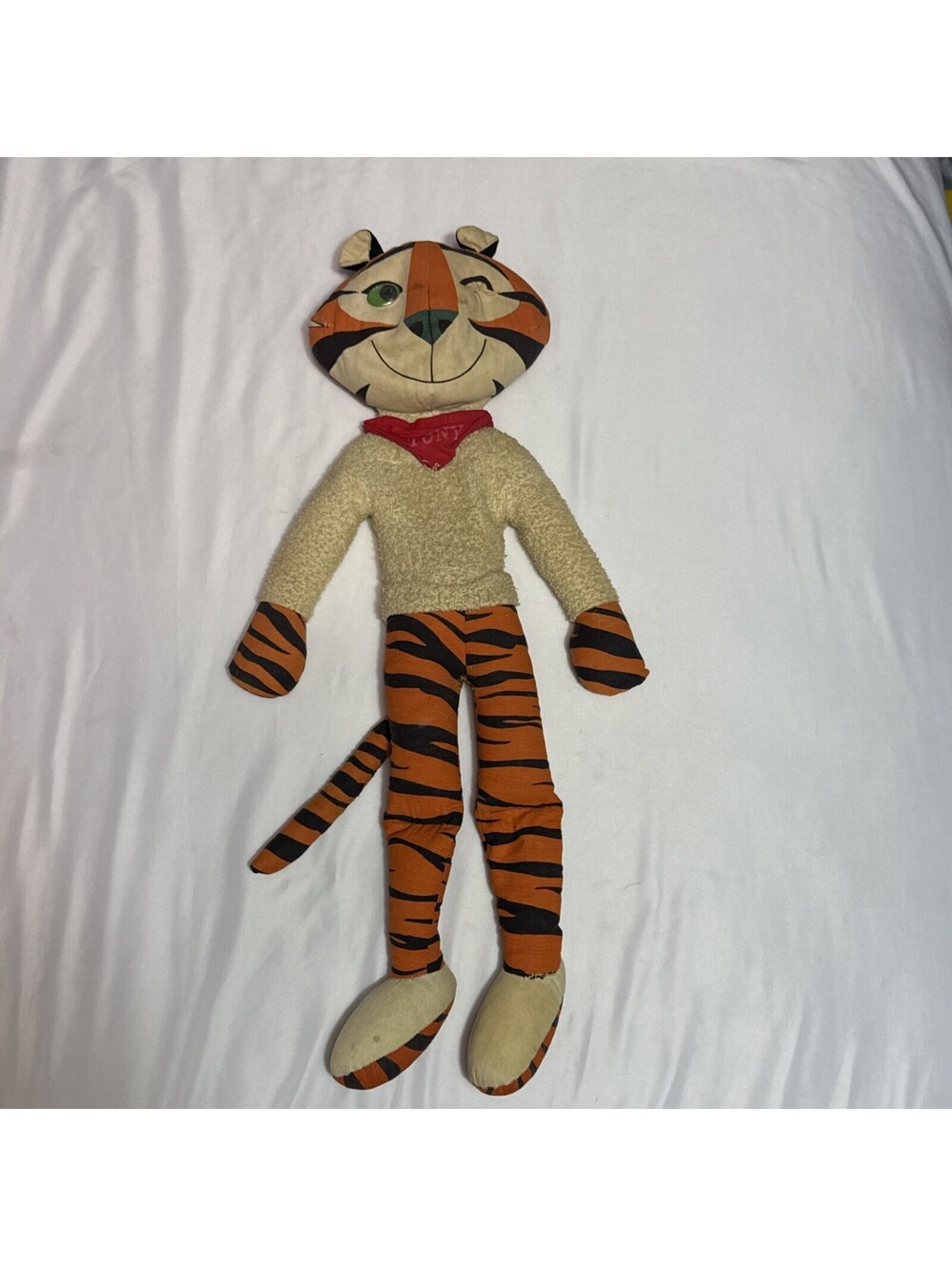 1960’s Tony The Tiger Stuffed Doll Plush Promotional Very Rare Kellogg’s READ